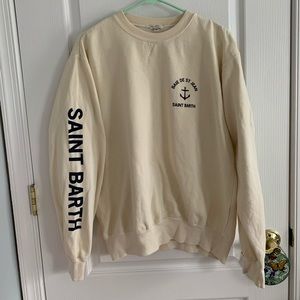 beige/light yellow brandy sweatshirt!!